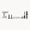 Accessori per tritacarne e insaccare salsicce Artisan, set da 10