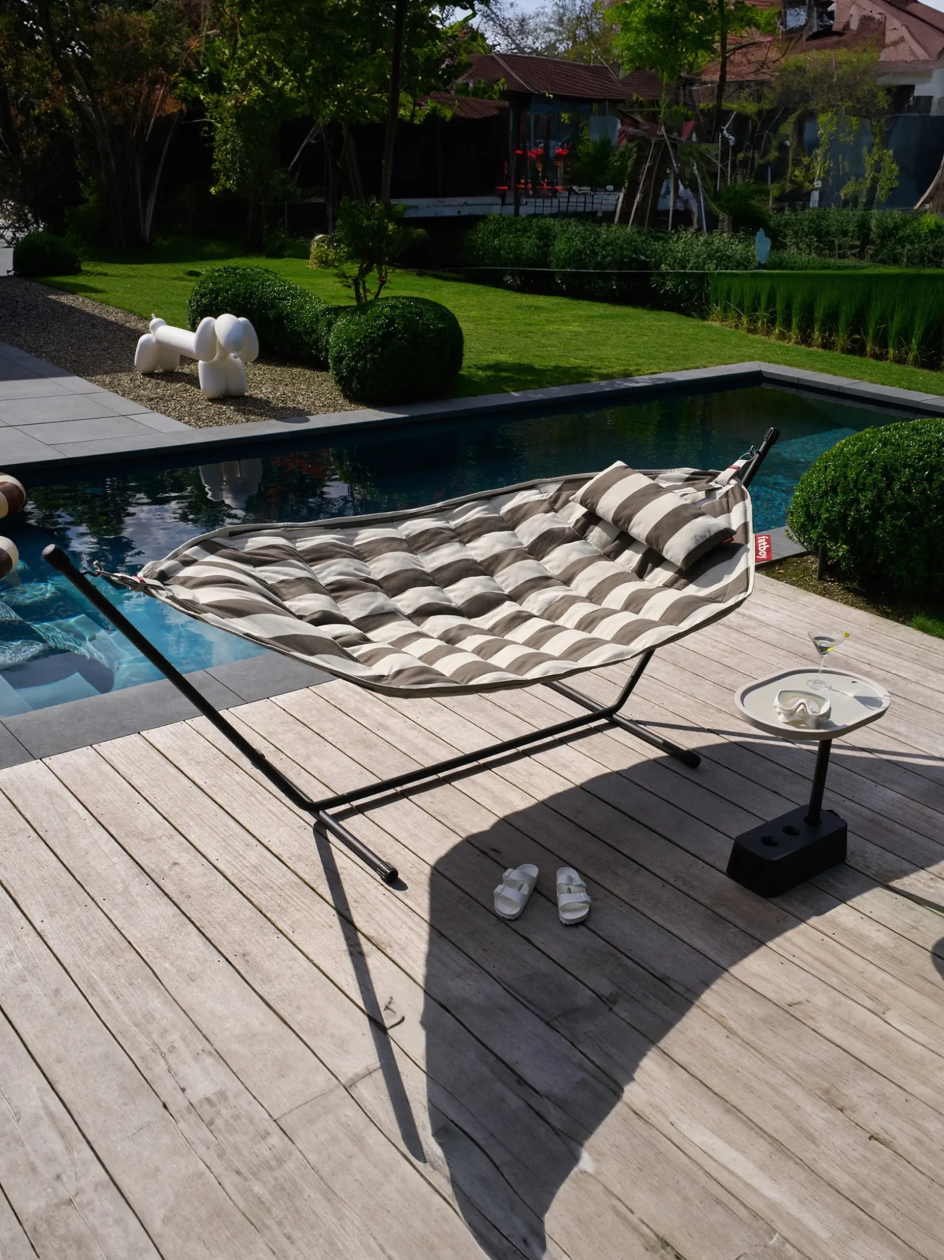 Amaca da giardino con supporto Headdedmock Superb