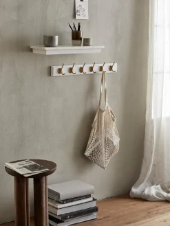 Appendiabiti da parete XL in legno Edgy