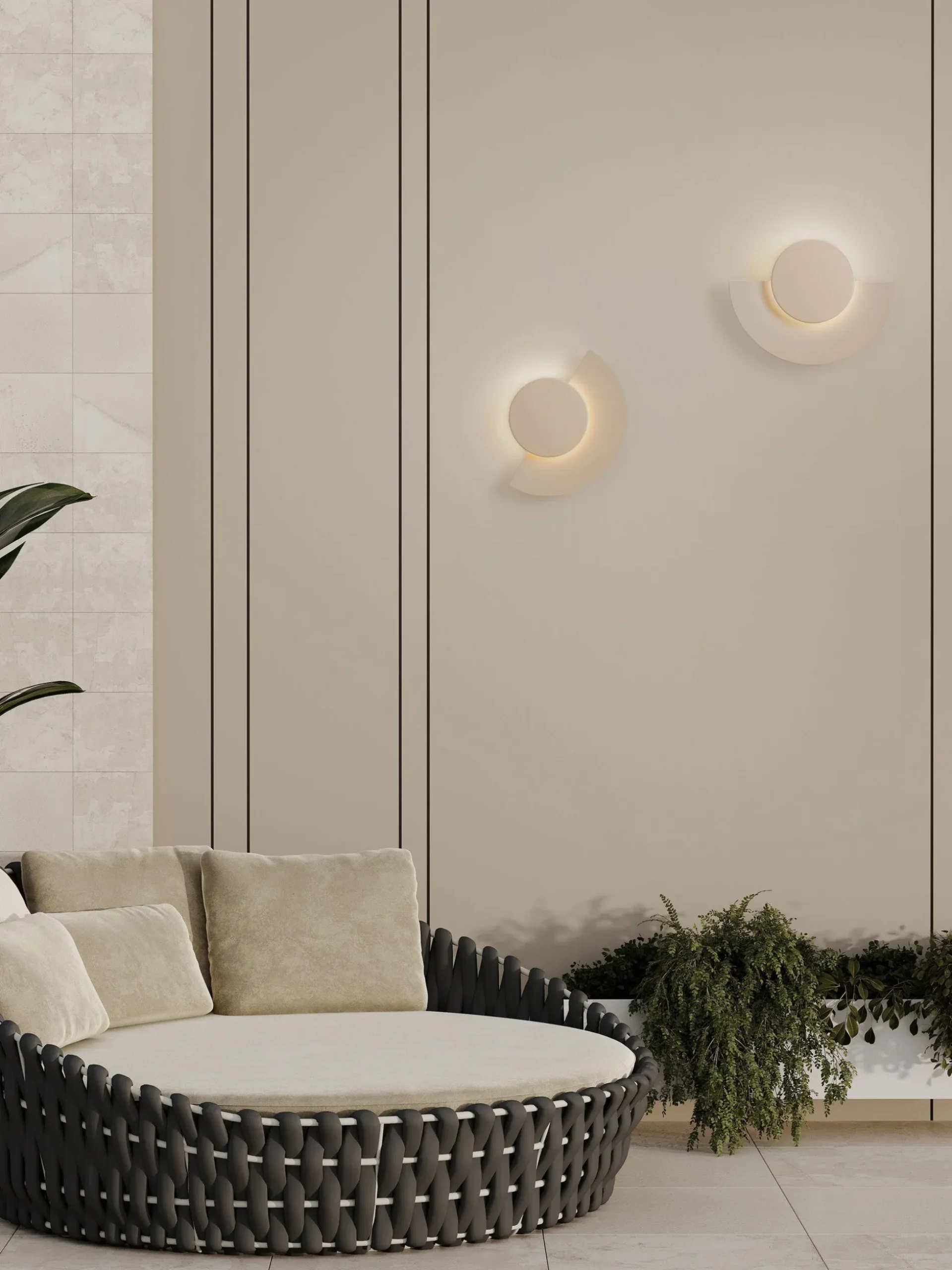 Applique da esterno a LED Gloo