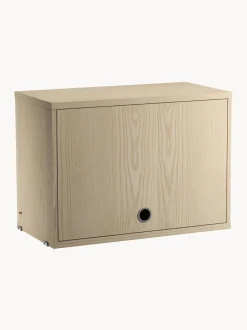 Armadietto con anta ribaltabile String System, larg. 58 x prof. 30 cm
