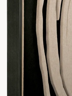 Arte da parete acustica Sacred Silence con cornice in legno