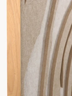 Arte da parete acustica Sacred Silence con cornice in legno