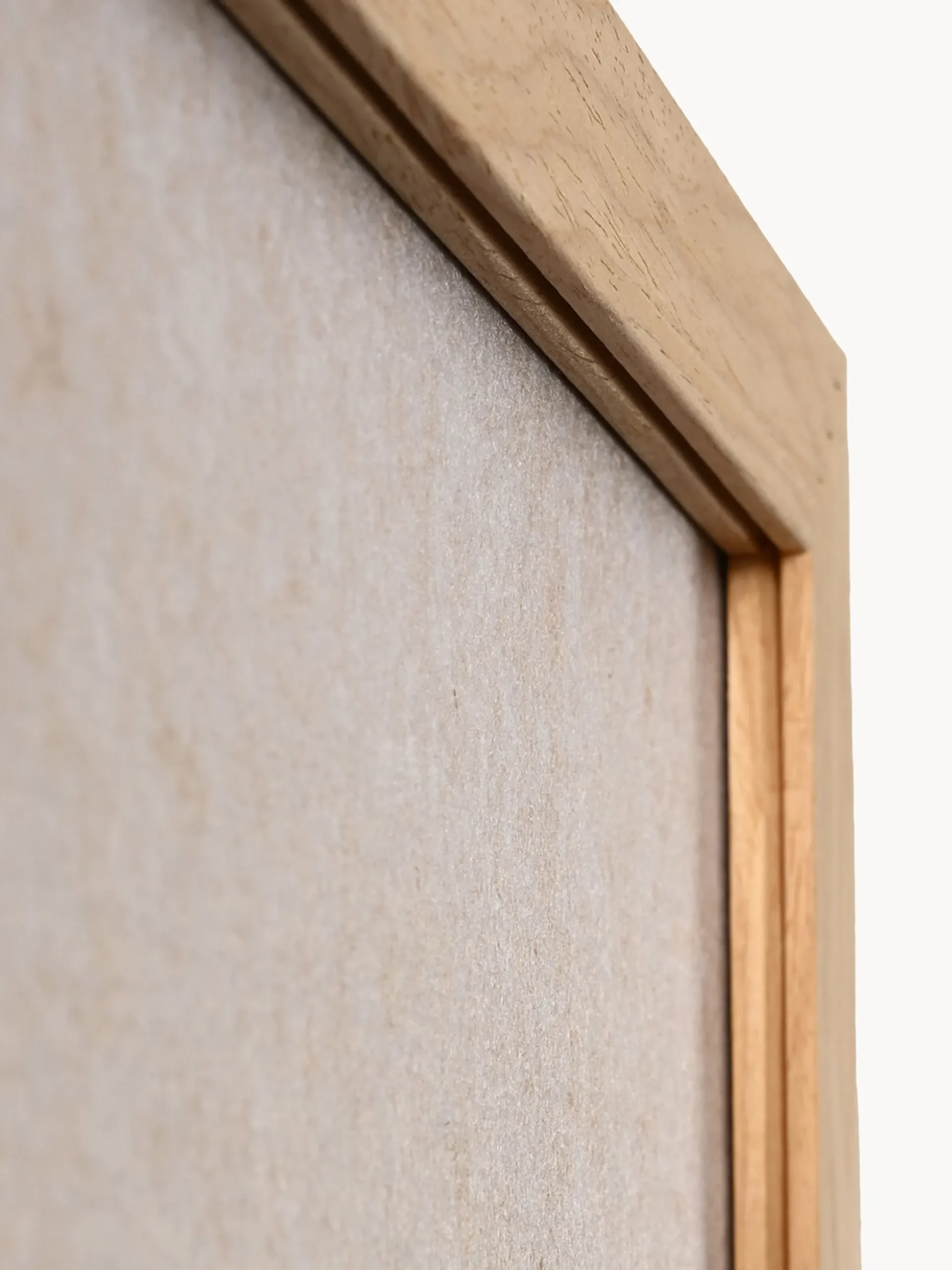 Arte da parete acustica Sacred Silence con cornice in legno