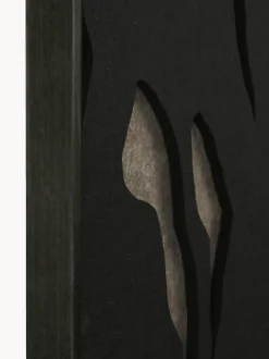 Arte da parete acustica Silent Shadows con cornice in legno
