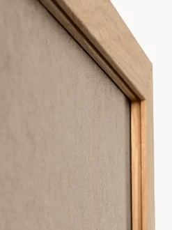 Arte da parete acustica Stone Path con cornice in legno