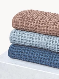 Asciugamano con struttura waffle Ines, varie misure