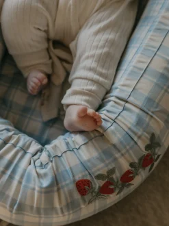 Baby nest portatile in cotone Sky Blue