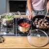 Batteria di pentole con rivestimento antiaderente KitchenAid, set da 7