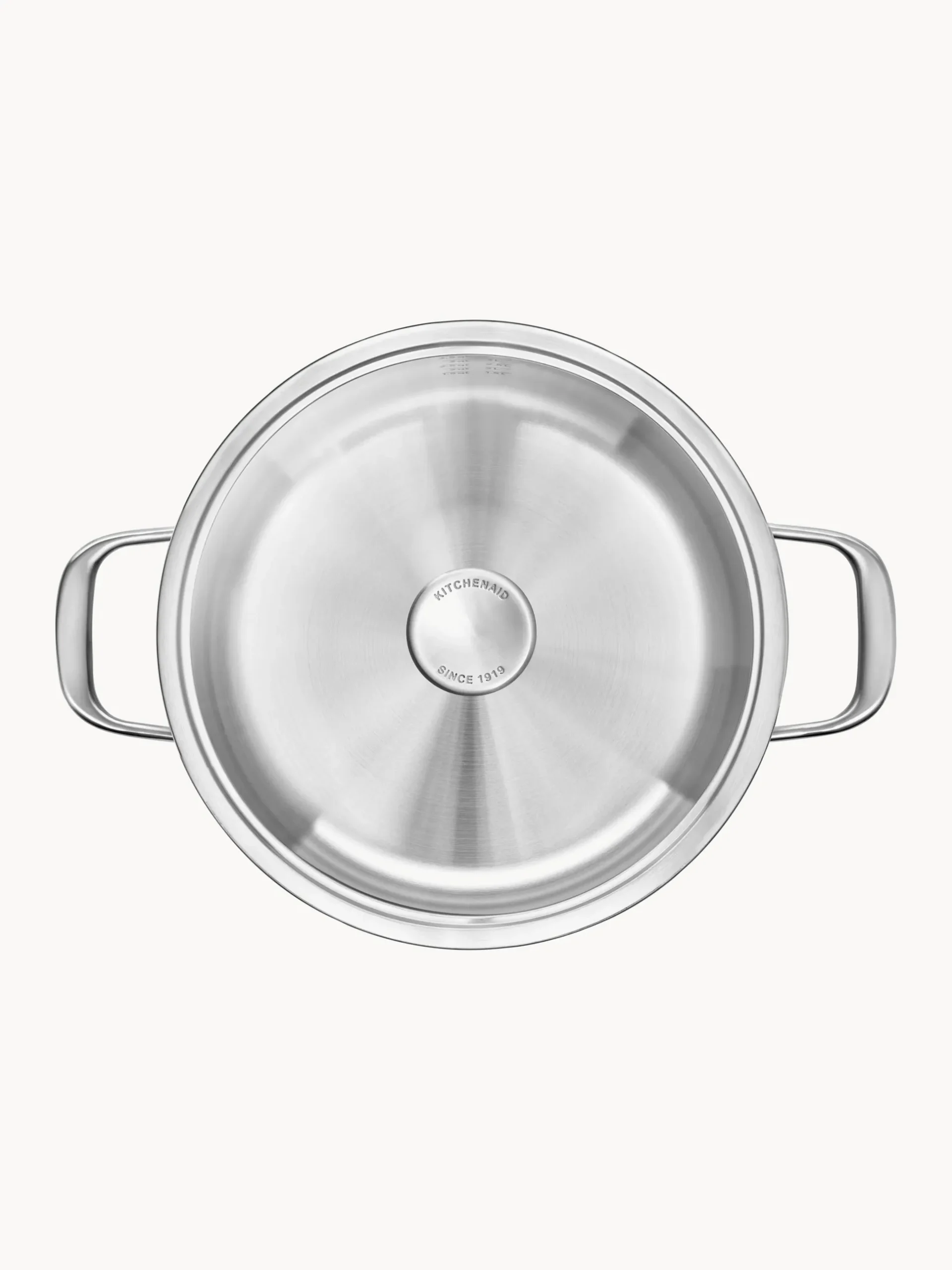 Batteria di pentole da cucina con tre strati KitchenAid, set da 7