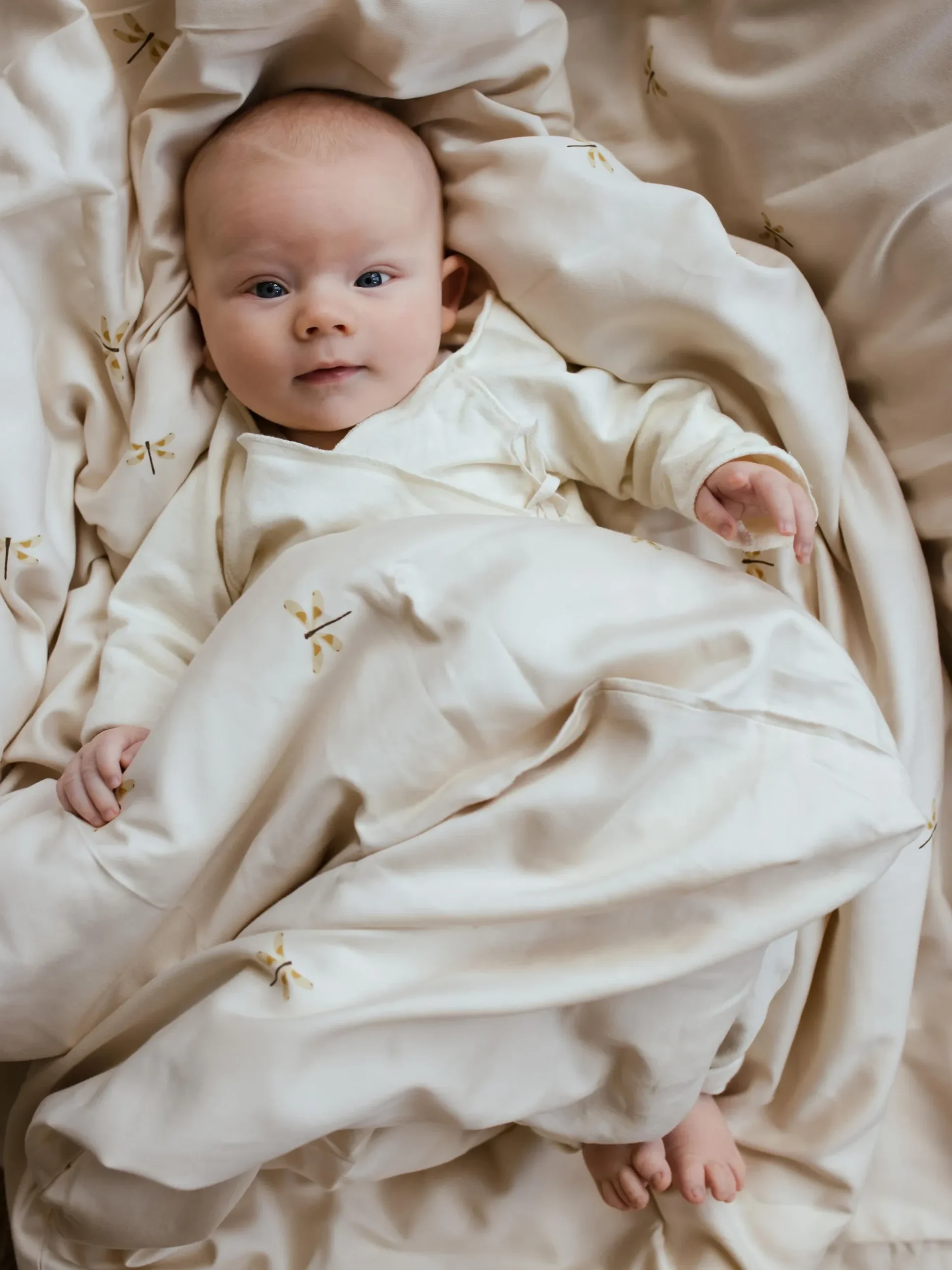 Biancheria da letto per bambini in raso di cotone Dragonfly