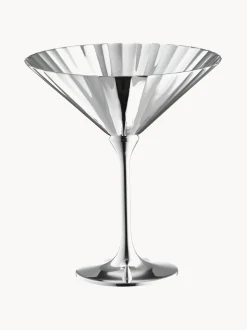 Bicchiere da martini placcato argento fatto a mano Belvedere