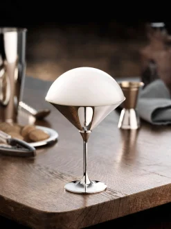 Bicchiere da martini placcato argento fatto a mano Dante