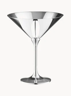 Bicchiere da martini placcato argento fatto a mano Dante