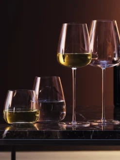 Bicchiere da vino bianco in vetro soffiato Wine Culture 2 pz