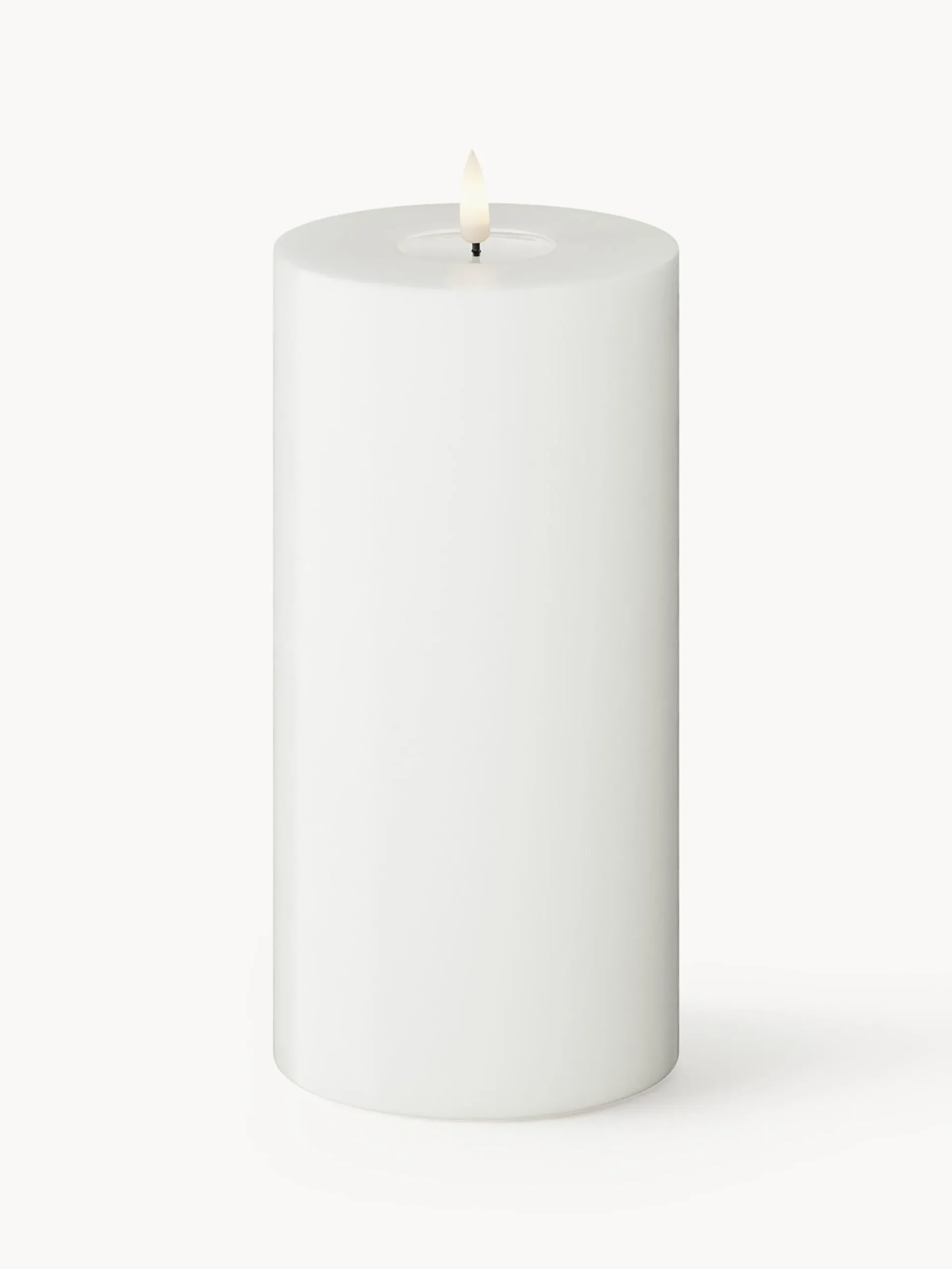 Candela a LED fatta a mano Real Flame, alt. 20 cm