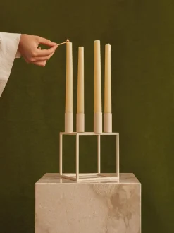 Candelabro in metallo Kubus