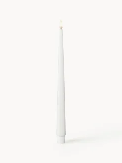 Candele a bastoncino a LED fatte a mano Real Flame, alt. 28 cm, 2 pz