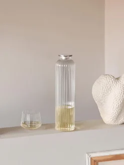 Caraffa plissettata in cristallo Bernadotte 1,1 l
