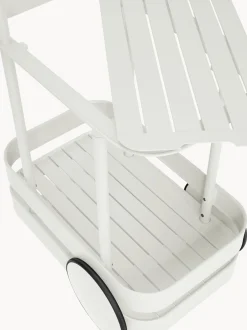 Carrello bar da giardino in metallo con luce a LED Jolly