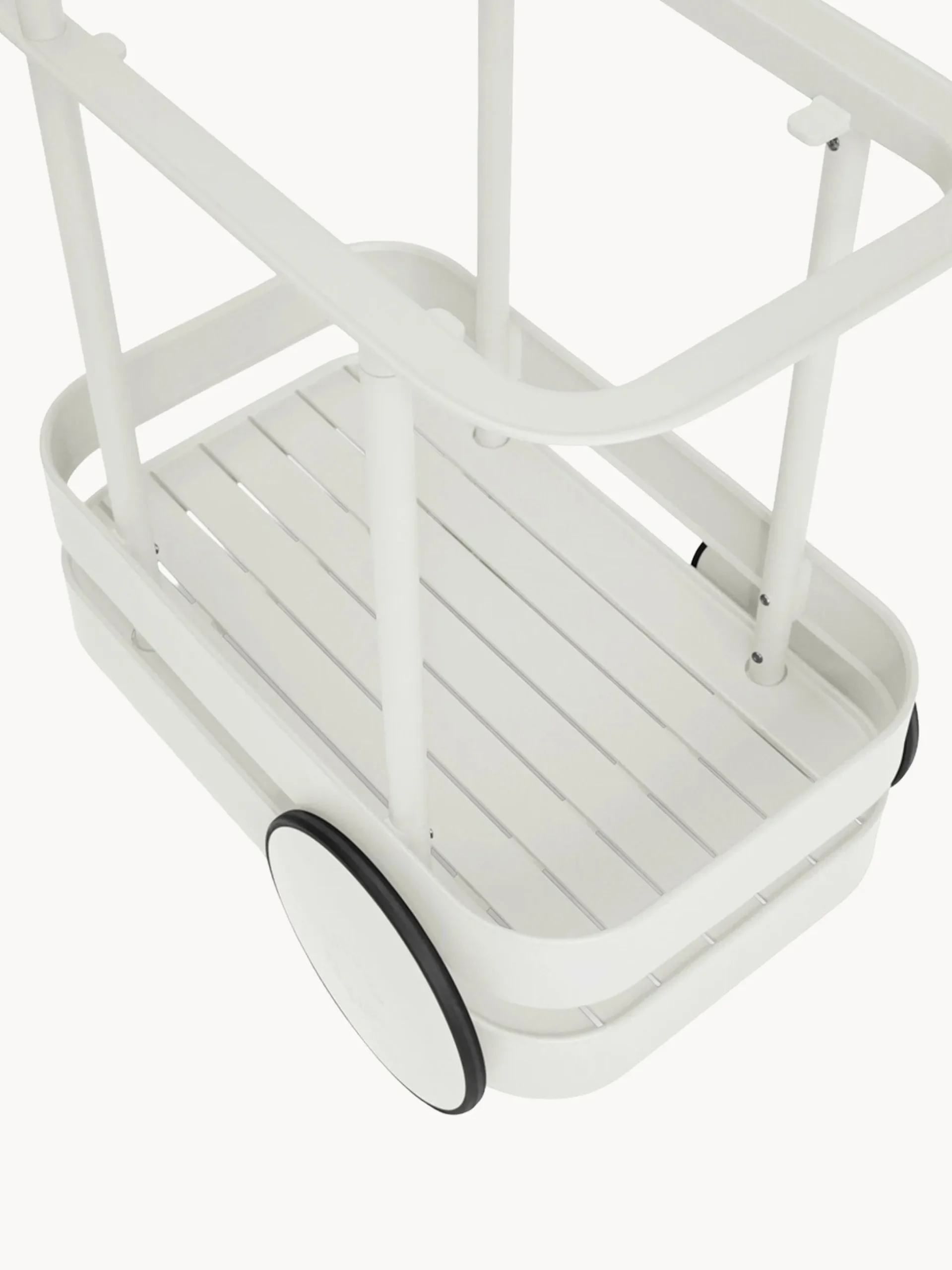 Carrello bar da giardino in metallo con luce a LED Jolly