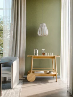 Carrello bar in legno Libby