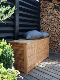 Cassapanca in legno di teak Storage