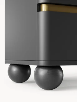 Cassettiera con piedini a sferaBumba
