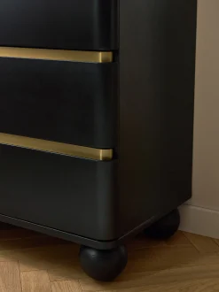 Cassettiera con piedini a sferaBumba