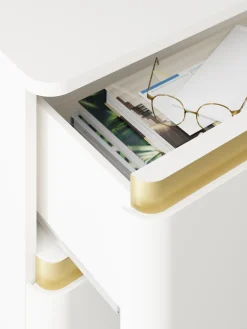 Cassettiera con piedini a sferaBumba