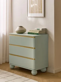 Cassettiera con piedini a sferaBumba