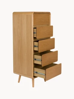 Cassettiera in legno di frassino Rise
