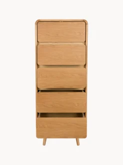 Cassettiera in legno di frassino Rise