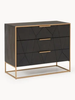Cassettiera in legno di mango Harry
