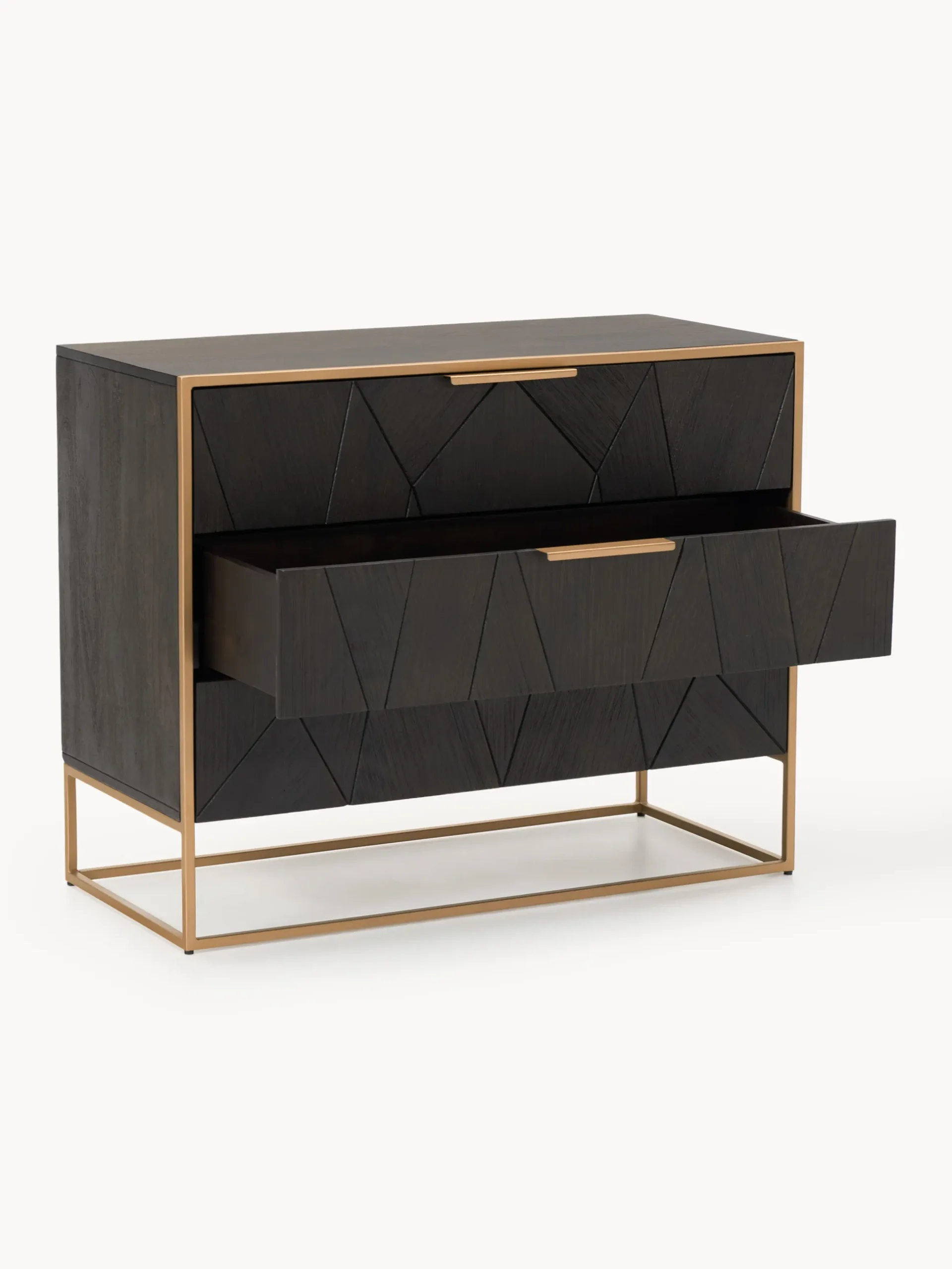 Cassettiera in legno di mango Harry