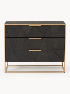 Cassettiera in legno di mango Harry