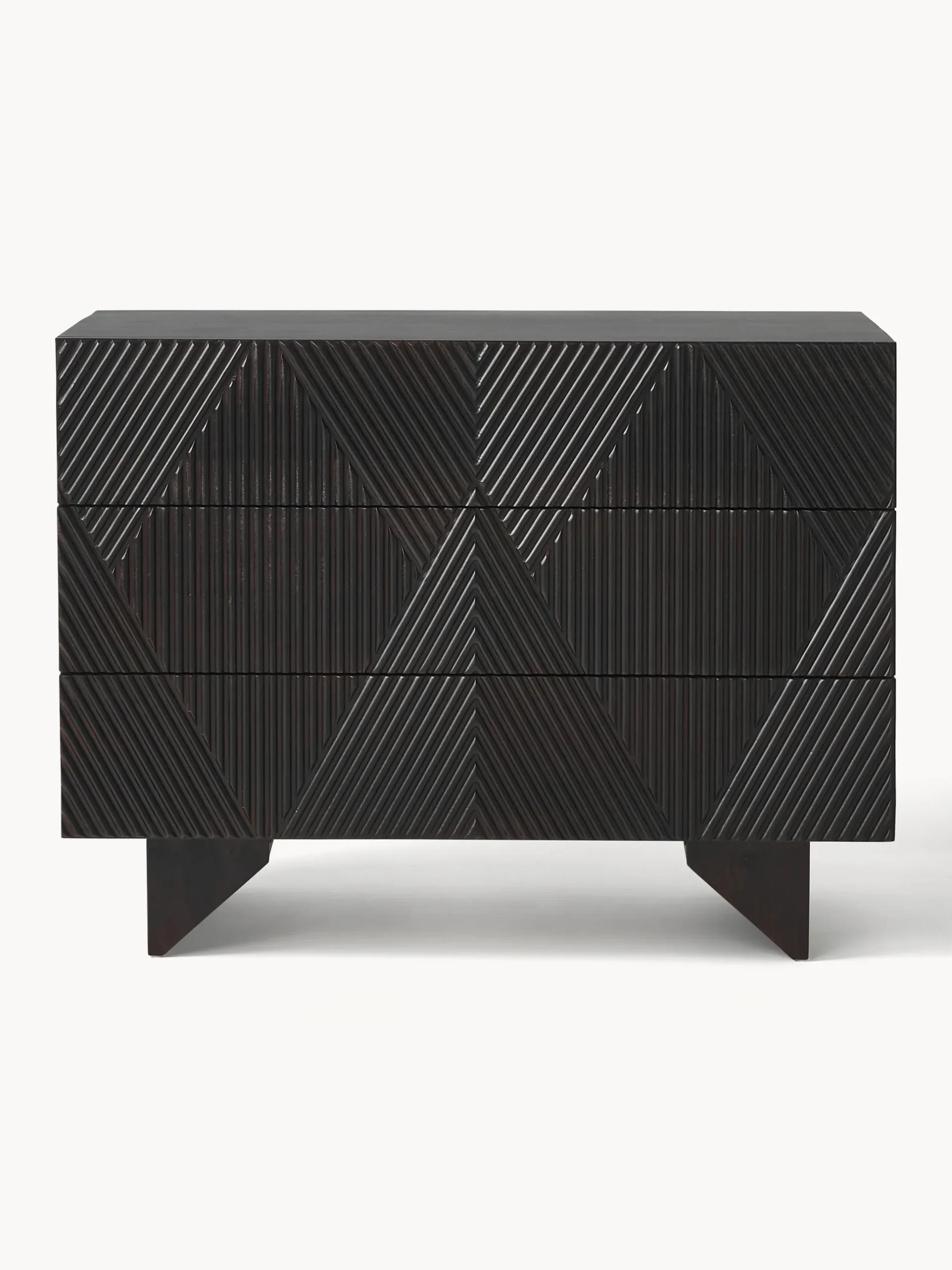 Cassettiera in legno di mango Louis