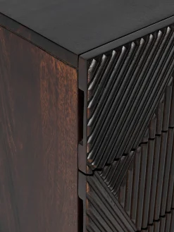 Cassettiera in legno di mango Louis