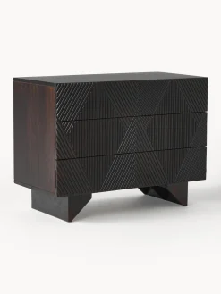 Cassettiera in legno di mango Louis