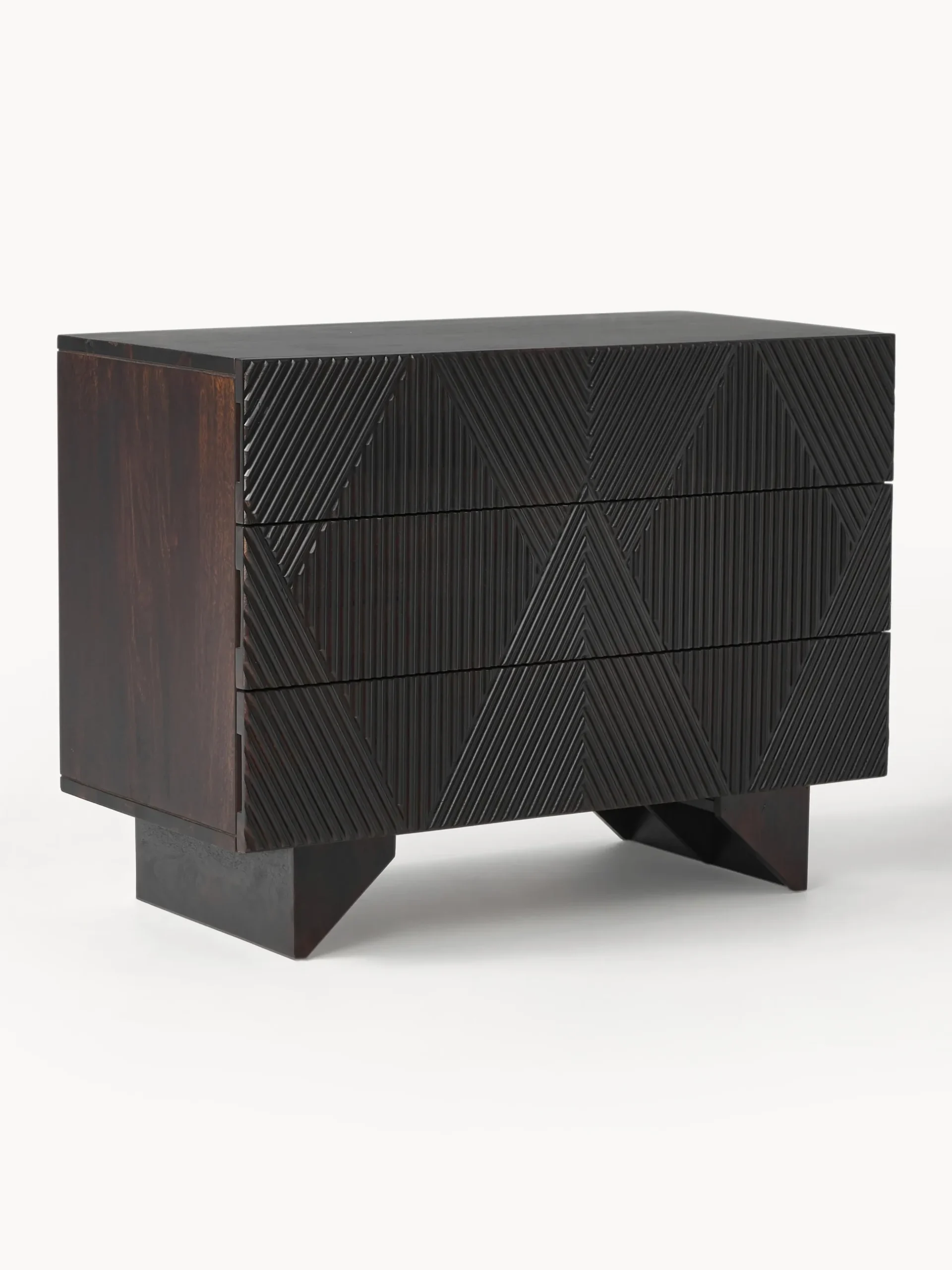 Cassettiera in legno di mango Louis