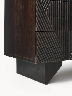 Cassettiera in legno di mango Louis