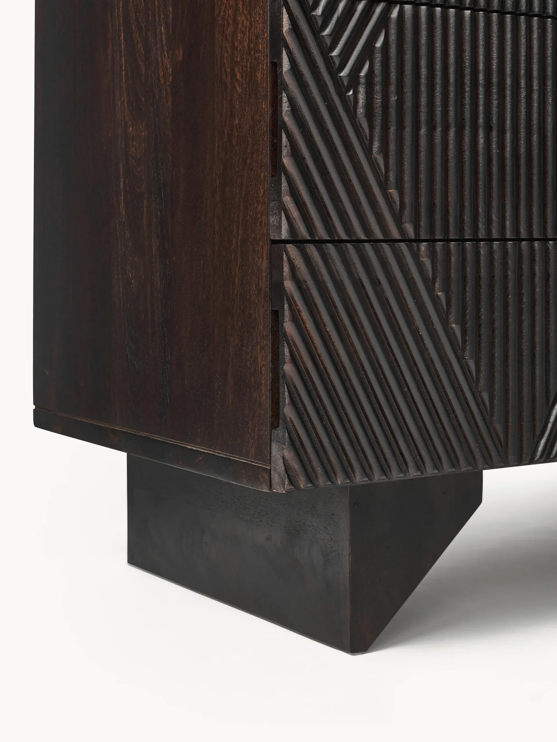 Cassettiera in legno di mango Louis