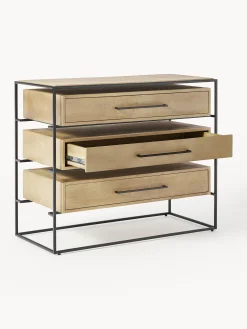 Cassettiera in legno di mango Lyle