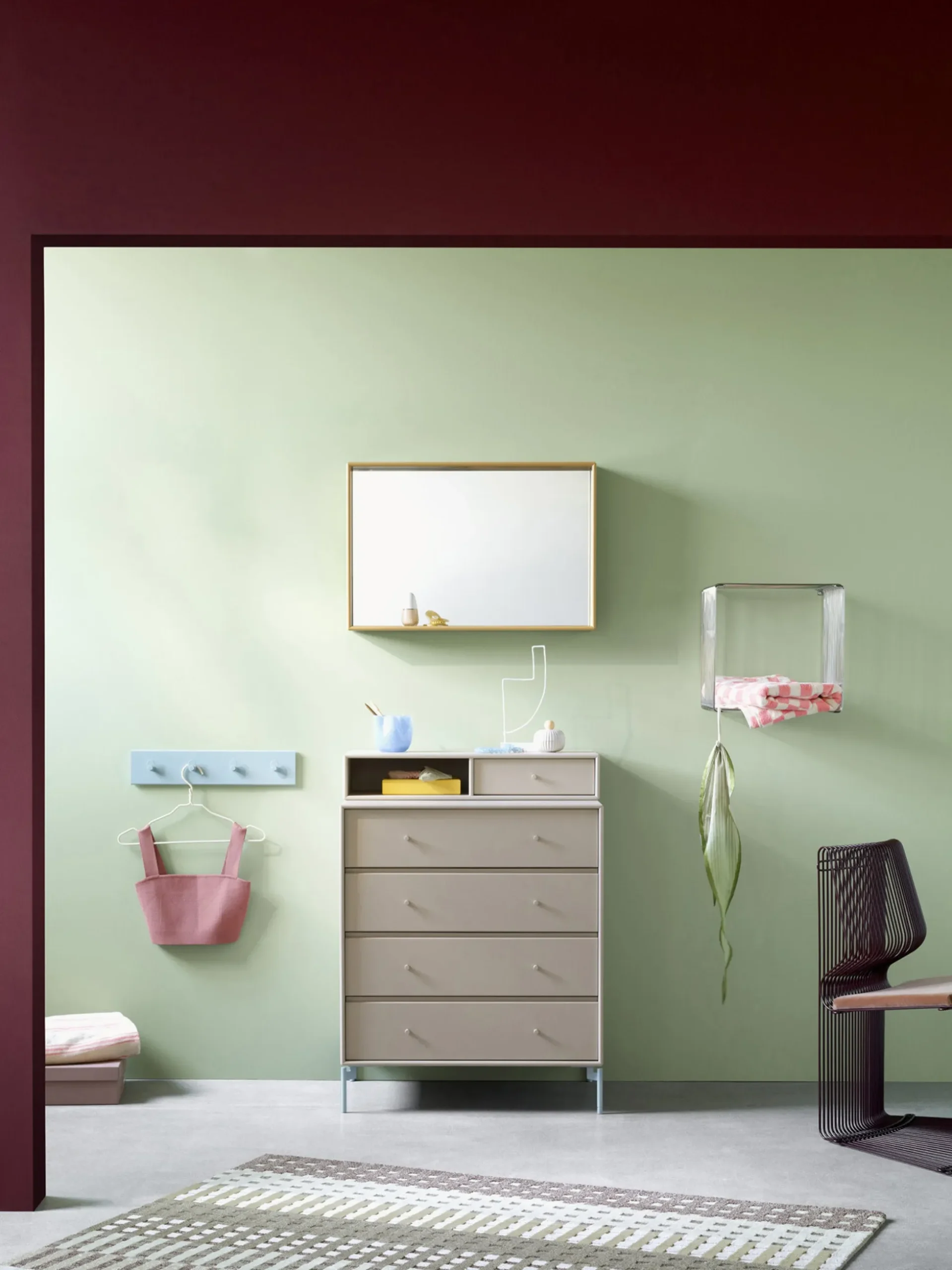 Cassettiera in legno Keep