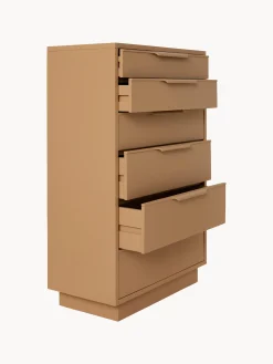 Cassettiera in legno Sungkai Space Age