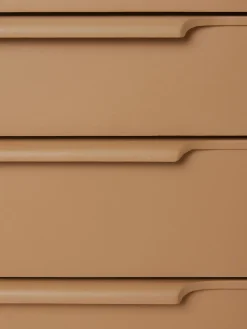 Cassettiera in legno Sungkai Space Age