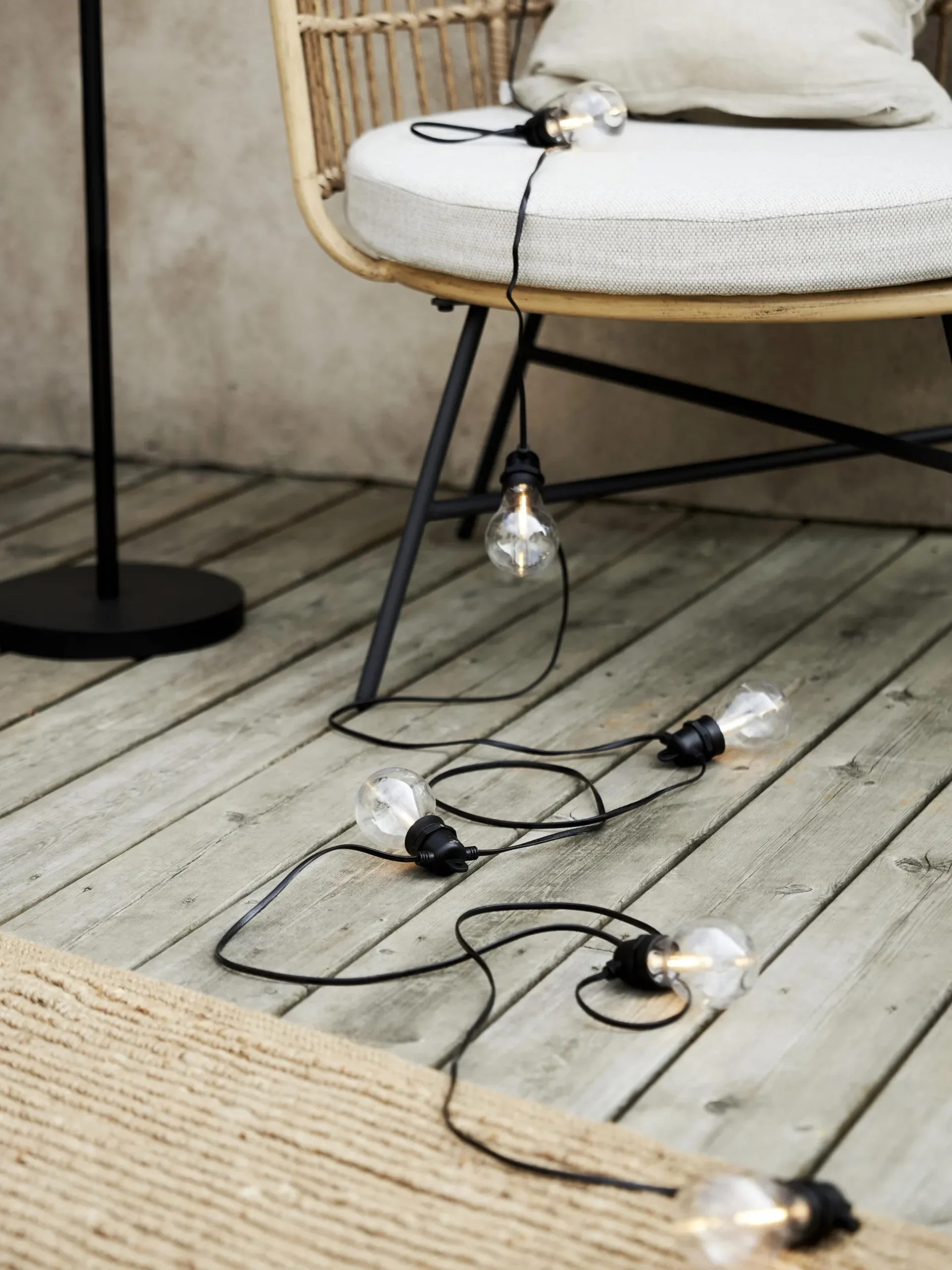 Catena luminosa da esterno a LED con funzione timer Selecta, varie misure