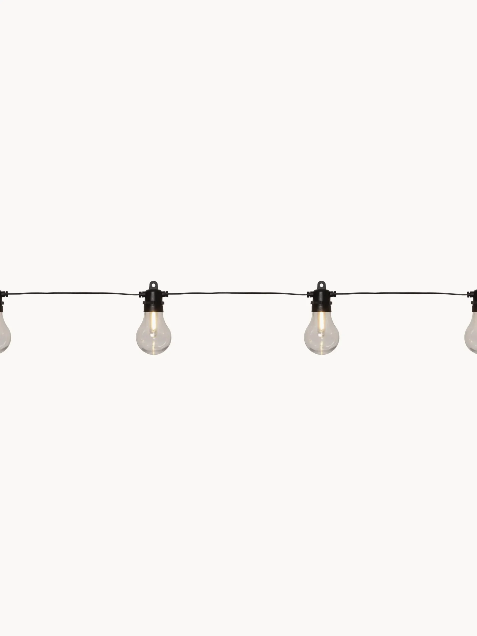 Catena luminosa da esterno a LED con funzione timer Selecta, varie misure