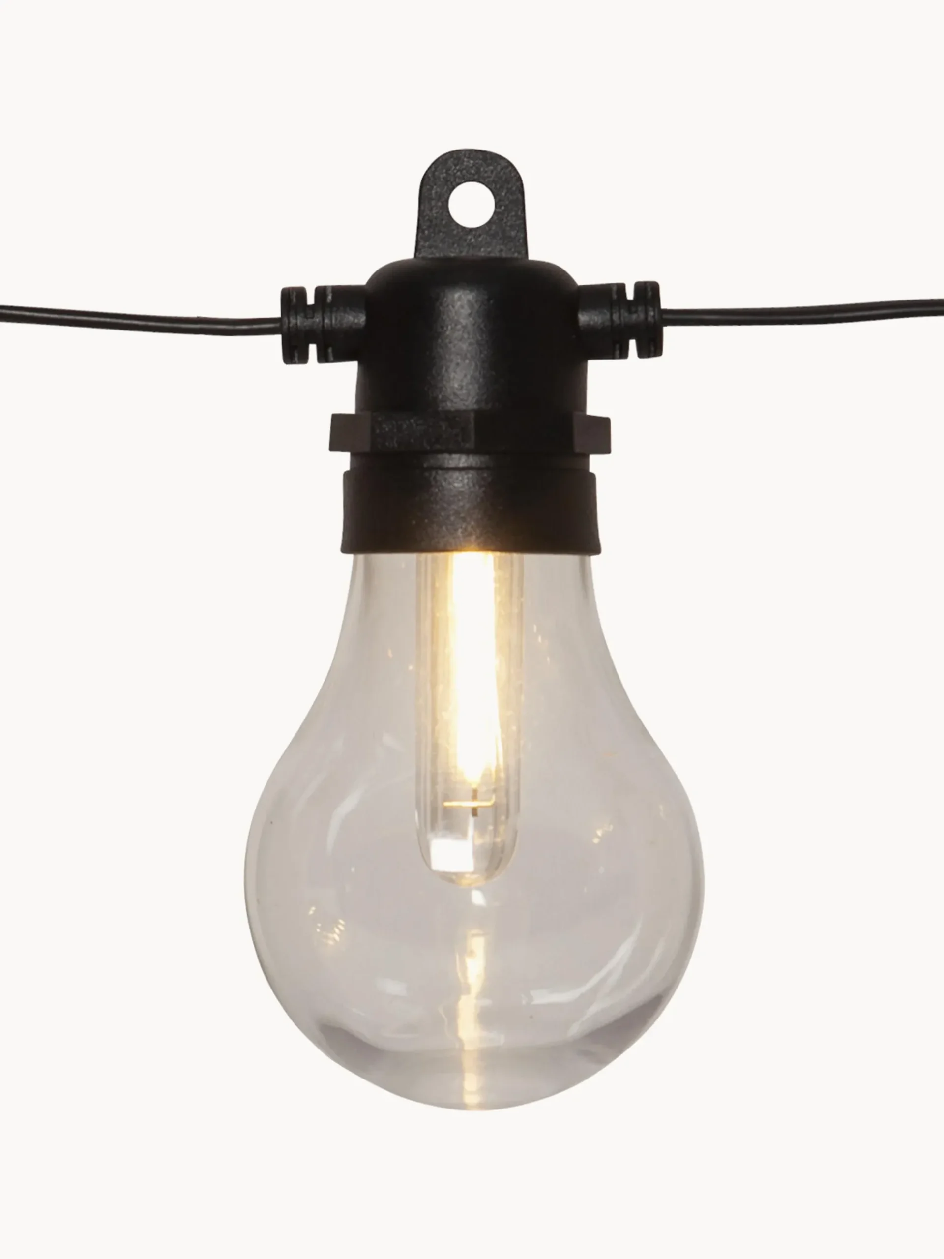 Catena luminosa da esterno a LED con funzione timer Selecta, varie misure