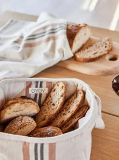 Cestino per pane in cotone Linu
